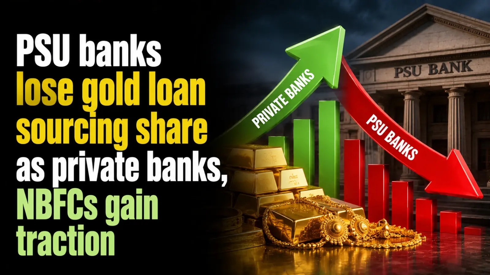 PSU Banks Lose Gold Loan Sourcing Share As Private Banks, NBFCs Gain Traction: Report