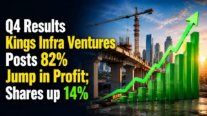 Q4 Results: Kings Infra Ventures Posts 82% Jump in Profit; Shares up 14% 