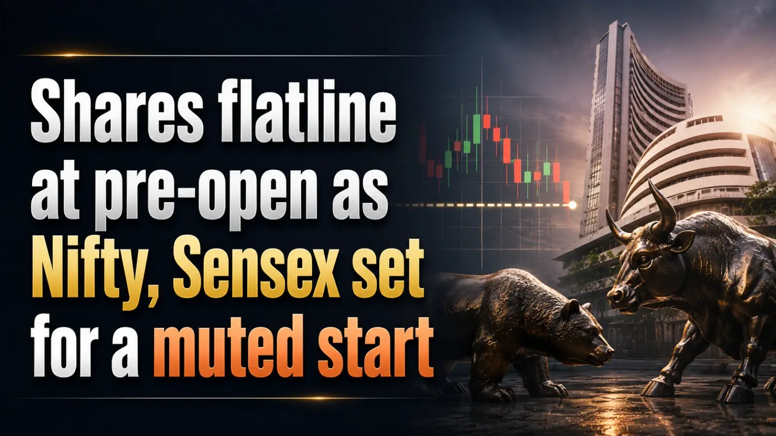 Shares Flatline at Pre-open as Nifty, Sensex Set for a Muted Start on Middle East Flare-up