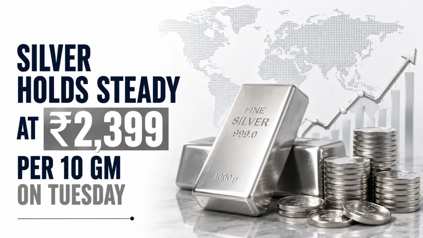 Silver Rates Today, June 30, 2026: Silver Price Holds Steady at ₹2,399 per 10 gram After Monday’s Rebound
