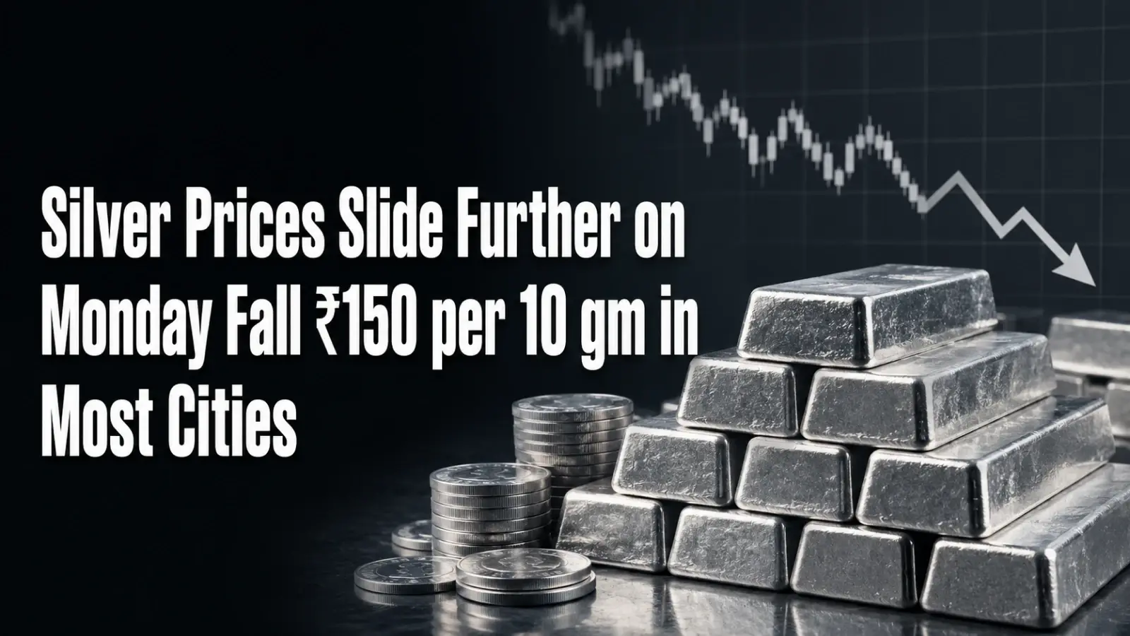 Silve Rate Today, June 8, 2026: Silver Prices Slide Further on Monday, Fall ₹150 per 10 gm in Most Cities