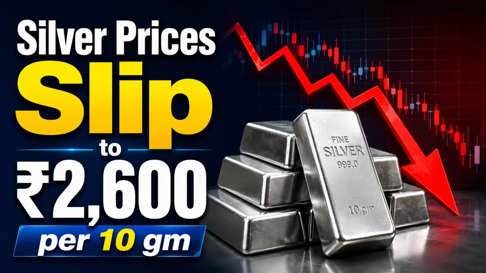 Silver Rate Today, June 18, 2026: Silver Prices Slip to ₹2,600 per 10 gram, Down ₹50 from Wednesday