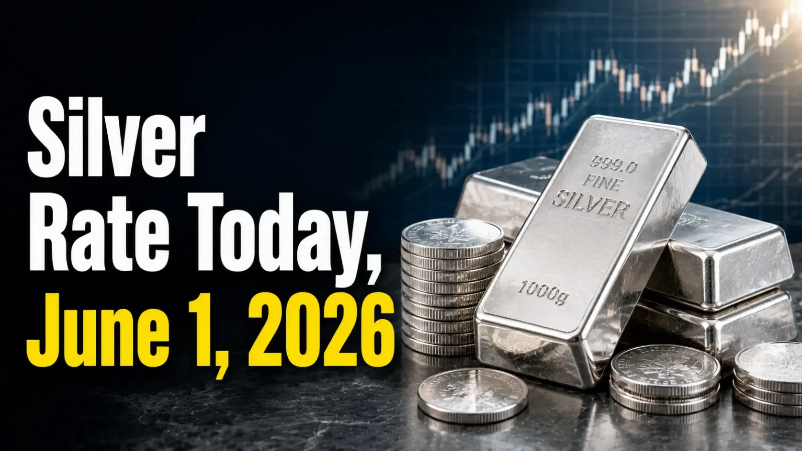 Silver Rate Today, June 1, 2026: Silver Price Holds Steady on Monday: National Rate Unchanged at ₹2,800 per 10 Gram