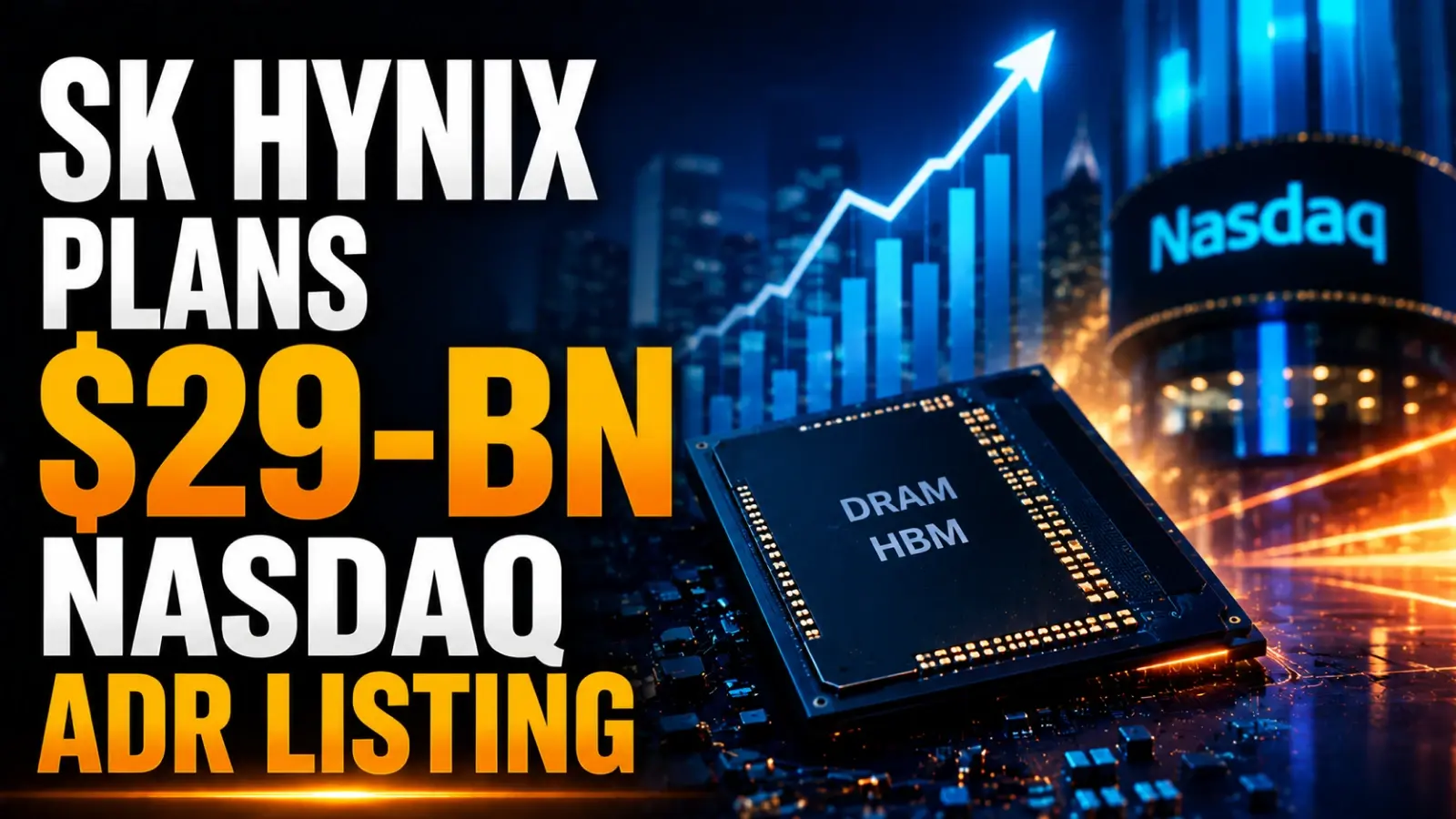SK Hynix Plans $29-bn Nasdaq ADR Listing, Trading to Begin July 10