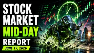 Stock Market Mid-day Report, June 17, 2026: Markets Trade Cautiously; Sensex Rises 190 points and Nifty Adds 46 points in Afternoon Trade