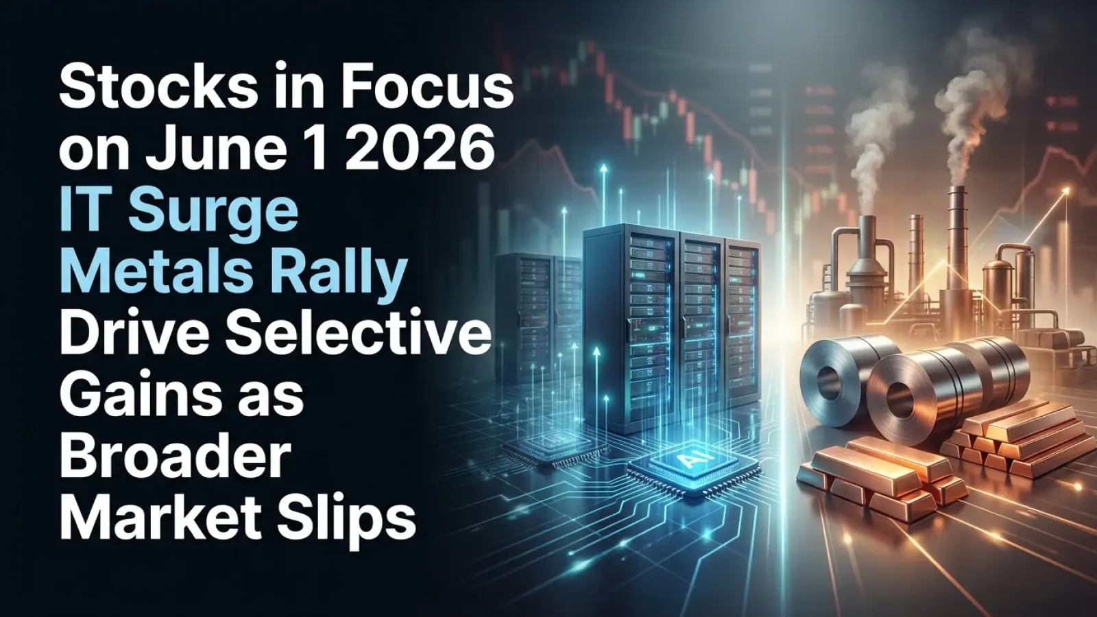 Stocks in Focus on June 1, 2026: IT Surge, Metals Rally Drive Selective Gains as Broader Market Slips