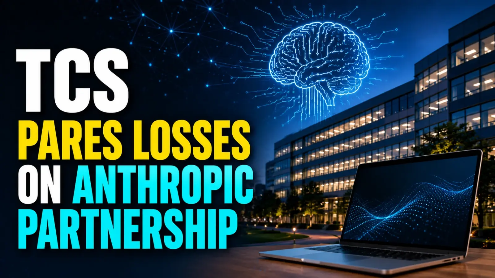 TCS Pares Losses on Anthropic Partnership as AI-Fuelled Selloff Grips Broader IT Pack