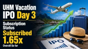 UHM Vacation IPO Day 3 Subscription Status: Subscribed 1.65x Overall So far