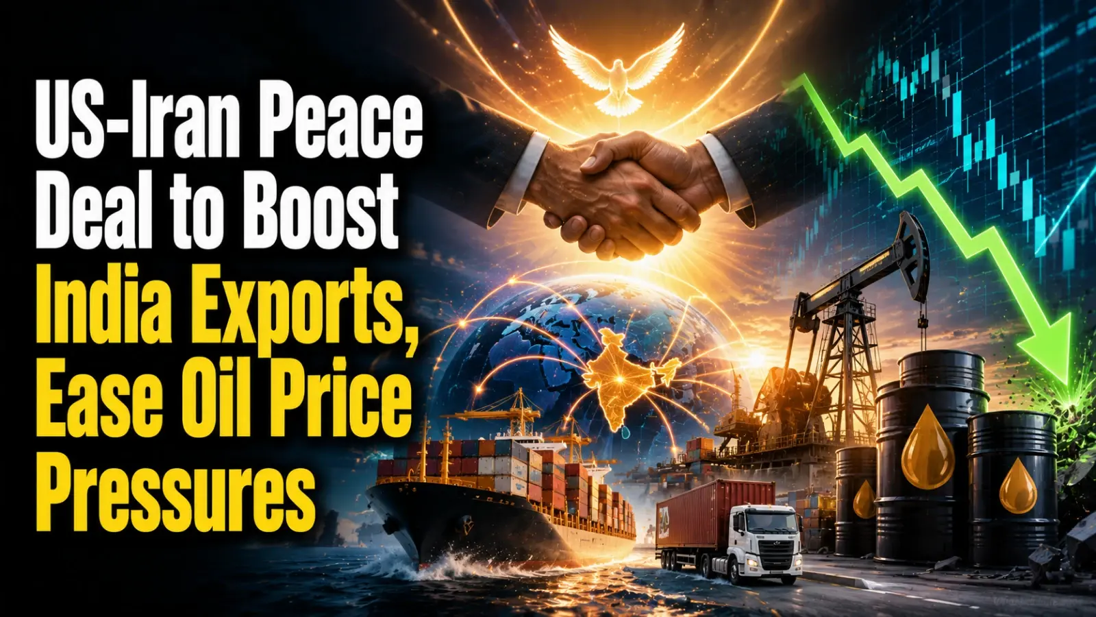 US-Iran Peace Deal to Boost India Exports, Ease Oil Price Pressures