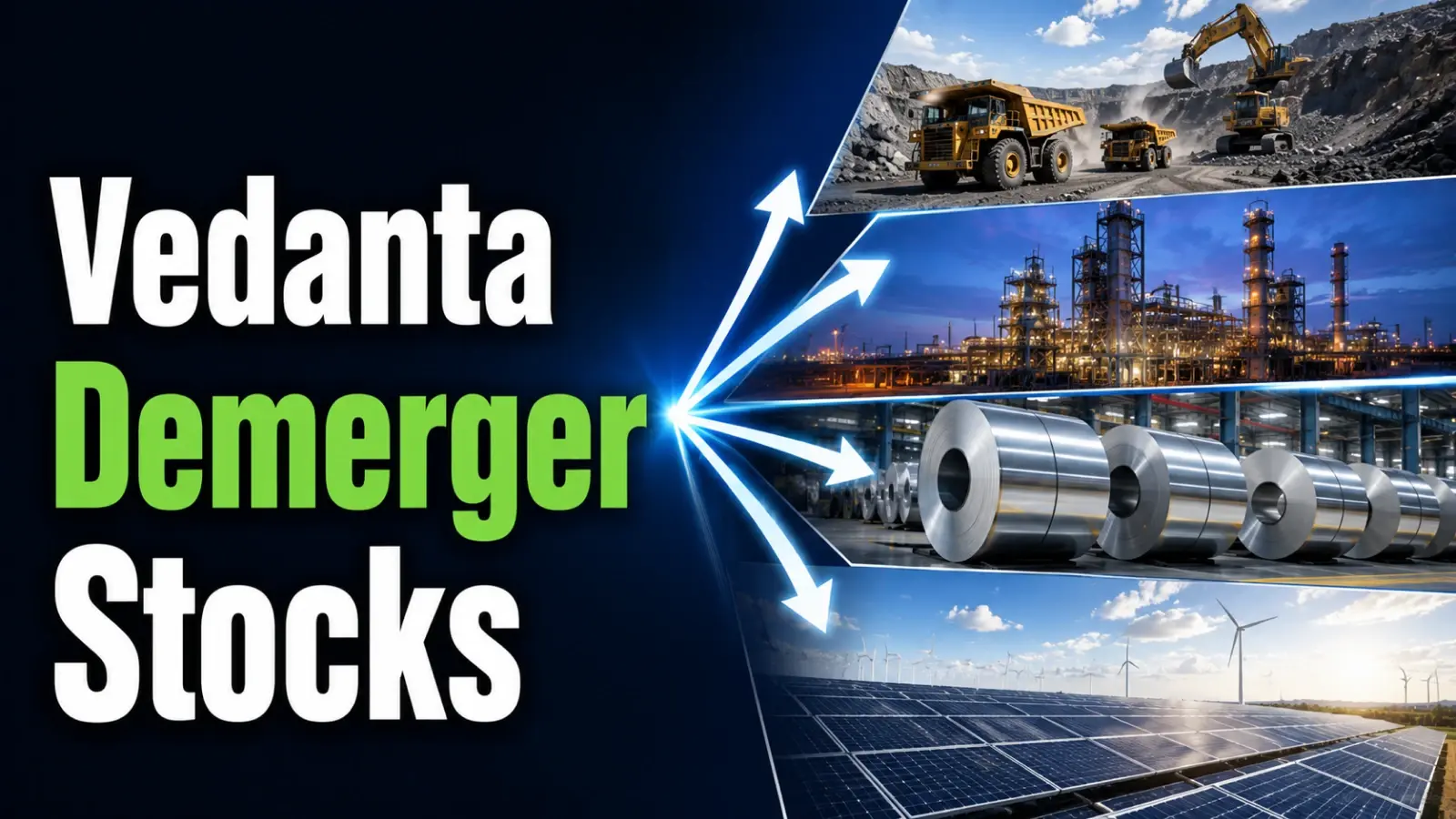 Vedanta Demerger Stocks: Iron & Steel Stock Hits Upper Circuit, Aluminium and Oil & Gas Stocks Freeze in Lower Circuit Even As Power Stock Swings and Soars