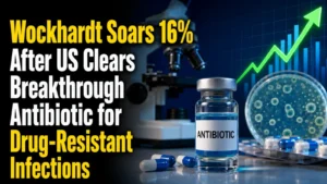 Wockhardt Shares Soar 16% After US Clears Breakthrough Antibiotic for Drug-Resistant Infections
