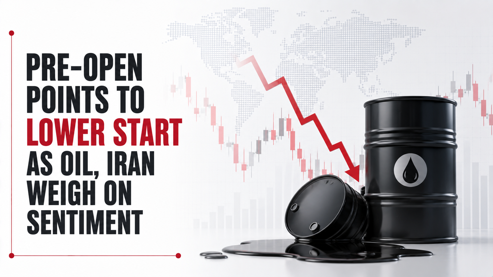 Pre-Open Points To Lower Start As Oil, Iran Weigh On Sentiment