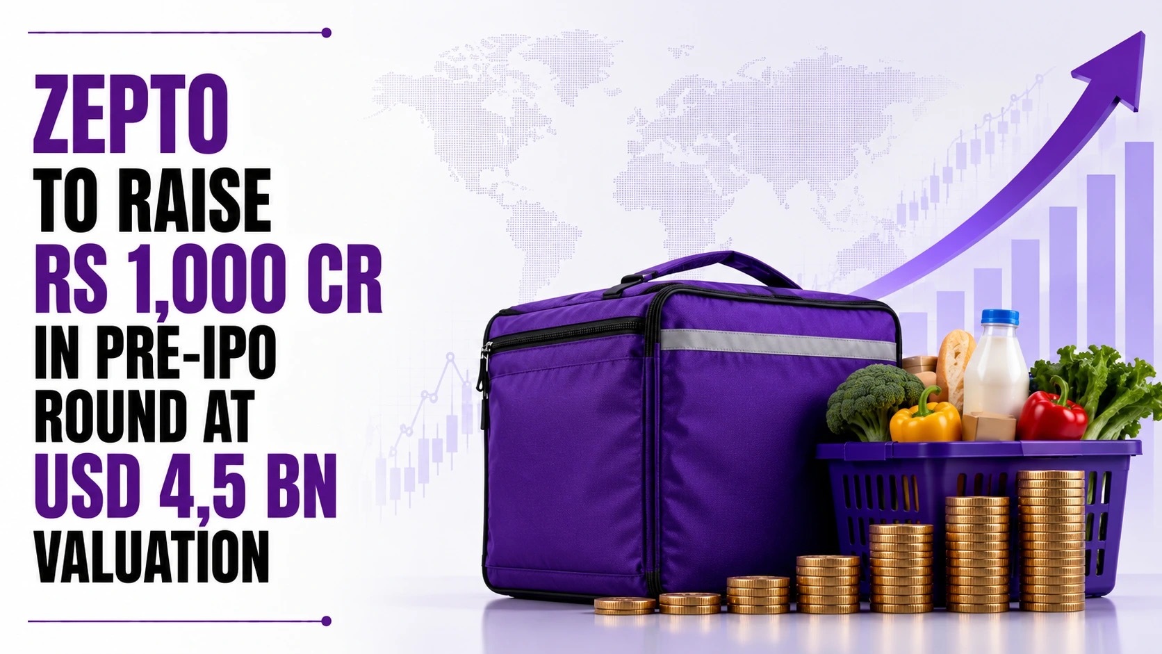 Zepto To Raise Rs 1,000 Cr in Pre-IPO Round at USD 4.5 Bn Valuation; Public Listing Delayed