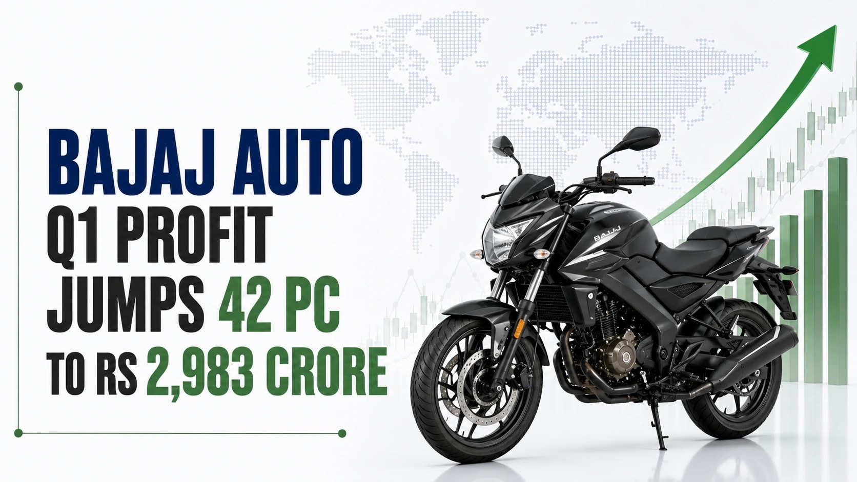 Bajaj Auto Q1 Profit Jumps 42 PC to Rs 2,983 Crore; Revenue Rises 37 PC