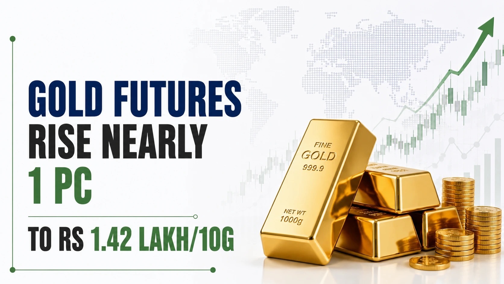 Gold Futures Rise Nearly 1 PC to Rs 1.42 Lakh/10g As Investors Track US-Iran Talks