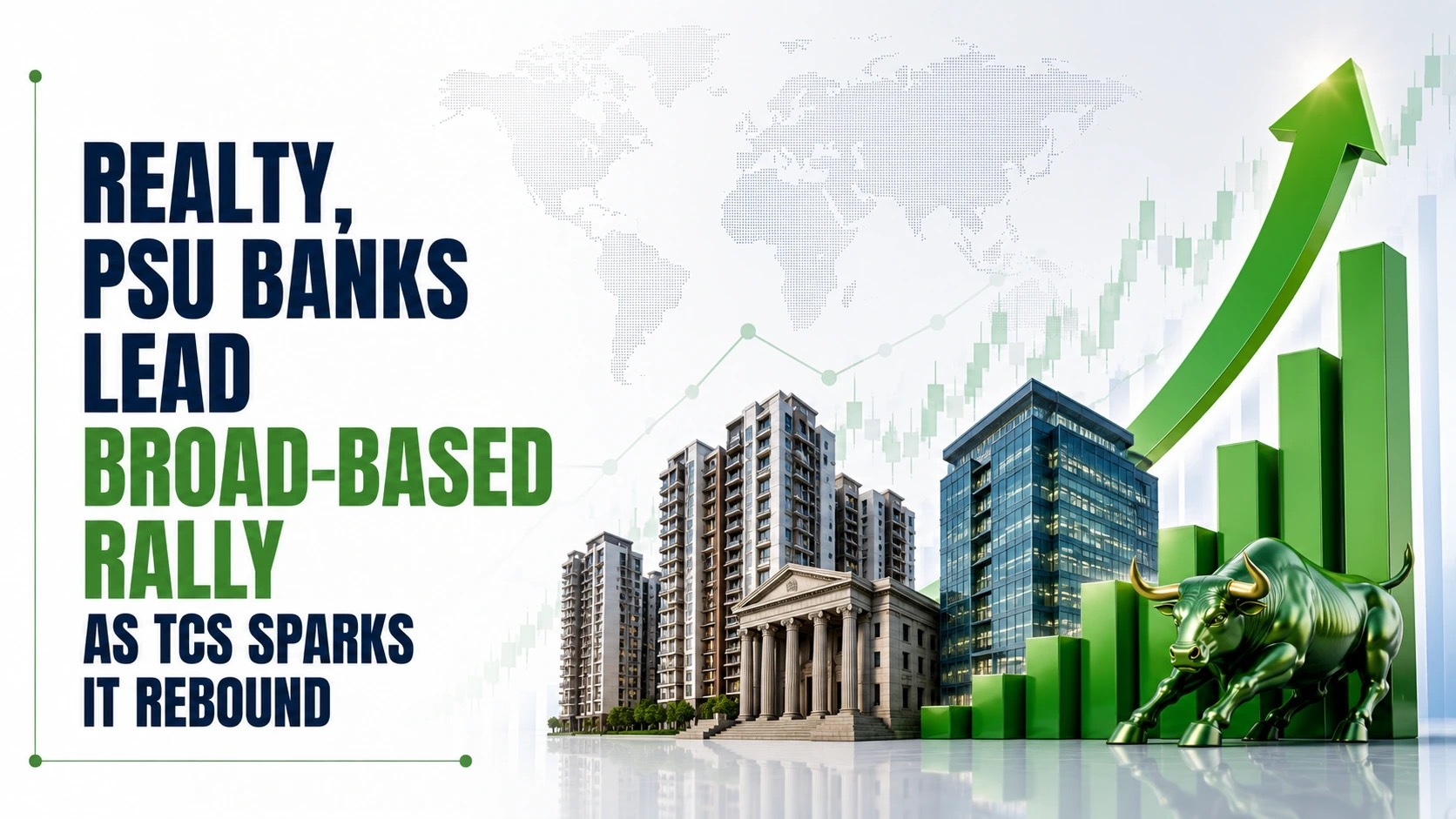 Realty, PSU Banks Lead Broad-based Rally as TCS Sparks IT Rebound