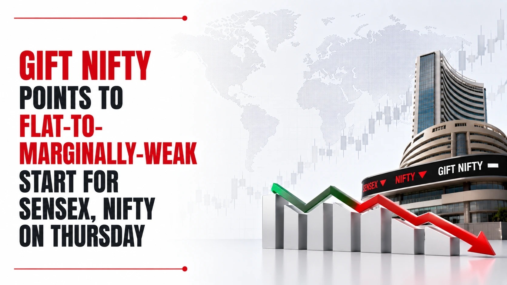 Gift Nifty Points to Flat-to-Marginally-Weak Start for Sensex, Nifty on Thursday