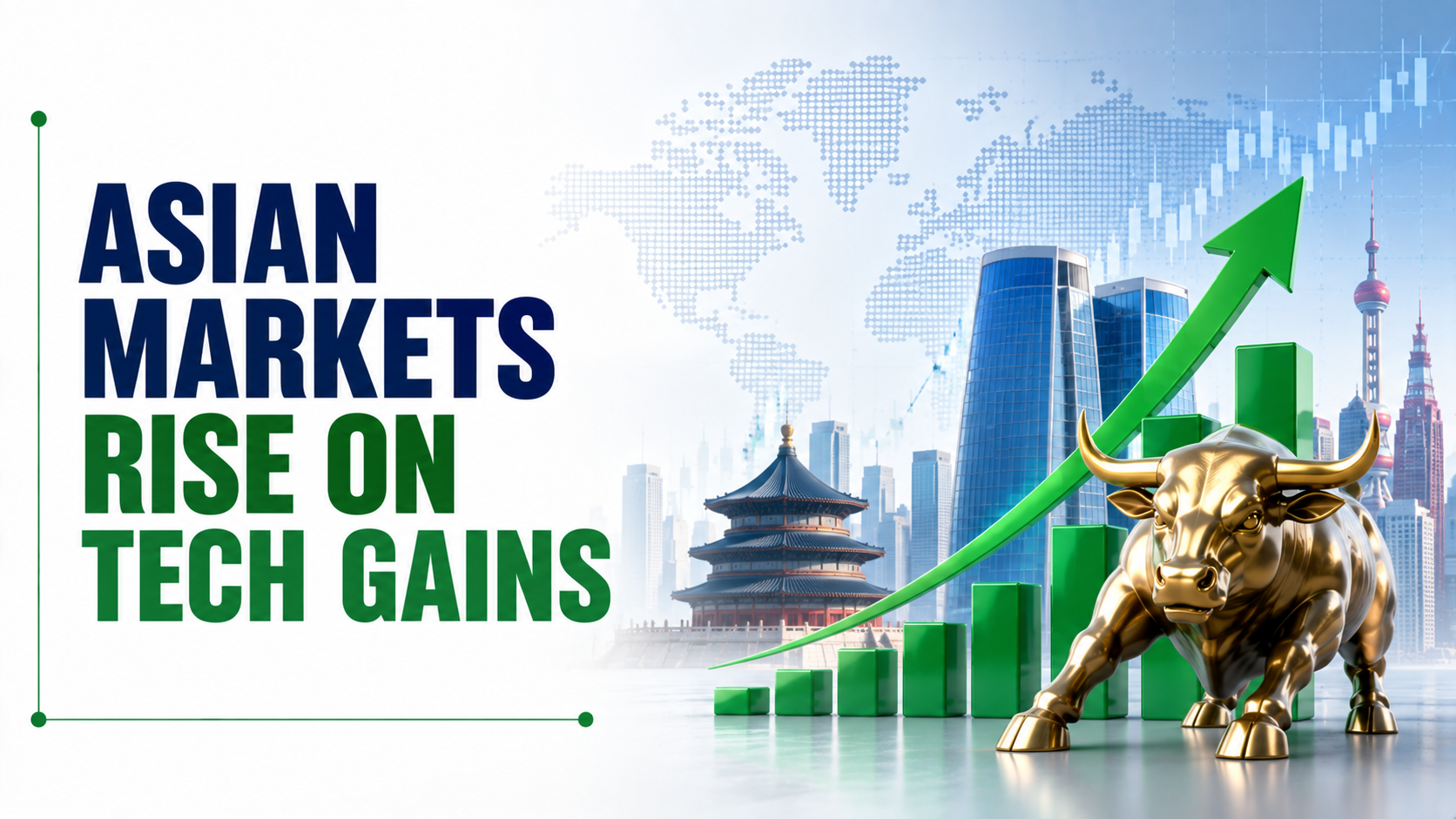 Asian Markets Rise On Tech Gains; Higher Start Seen For India But Oil Rise May Cap Gains