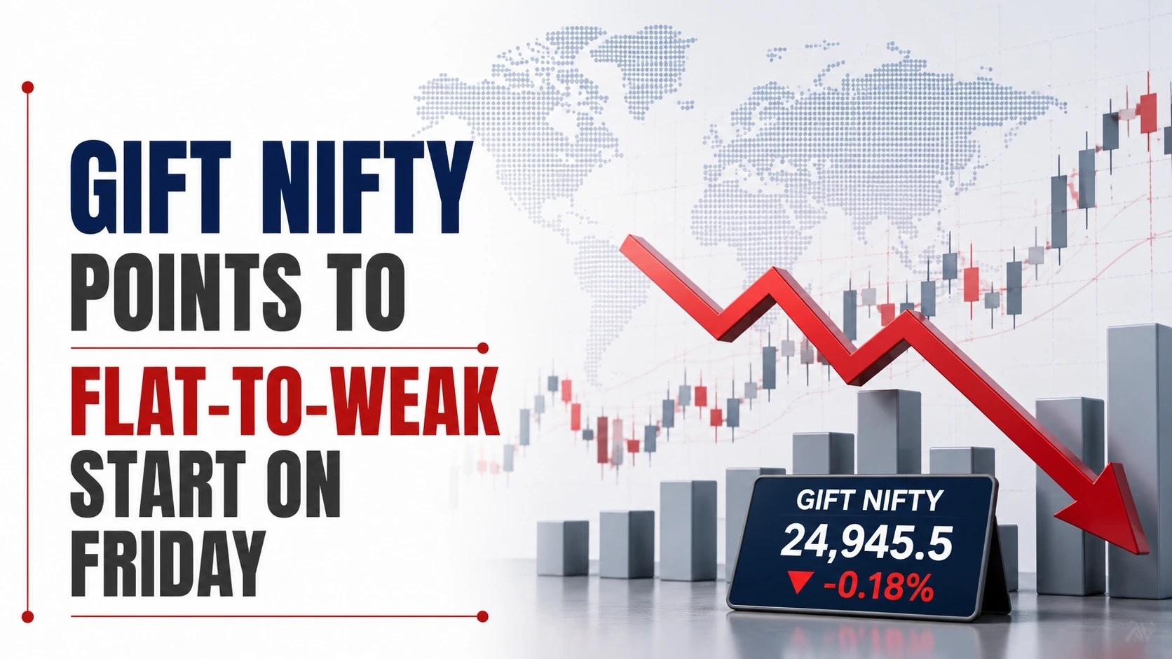 Gift Nifty Points to Flat-to-Weak Start on Friday; Iran War Escalation, Oil Above $100 Shake Sentiment