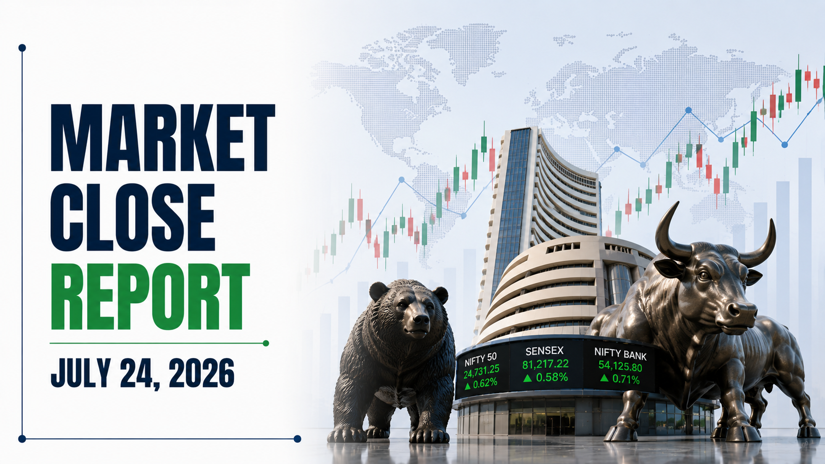 Market Close Report, July 24, 2026: Sensex, Nifty Decline For Fifth Day As Elevated Oil, Iran War Hurt Stocks