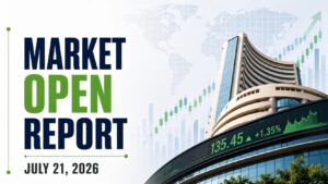 Market Open Report, July 21, 2026: Sensex, Nifty Open Marginally Lower on Tuesday; Iran War Escalates as Houthis Threaten Naval Blockade on Saudi Arabia