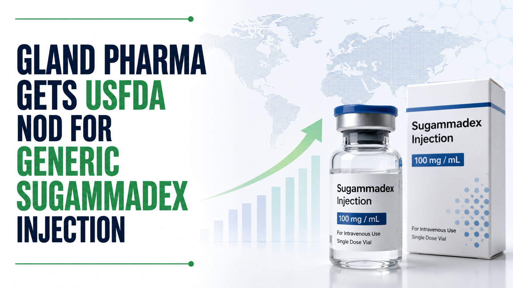 Gland Pharma Gets USFDA Nod for Generic Sugammadex Injection