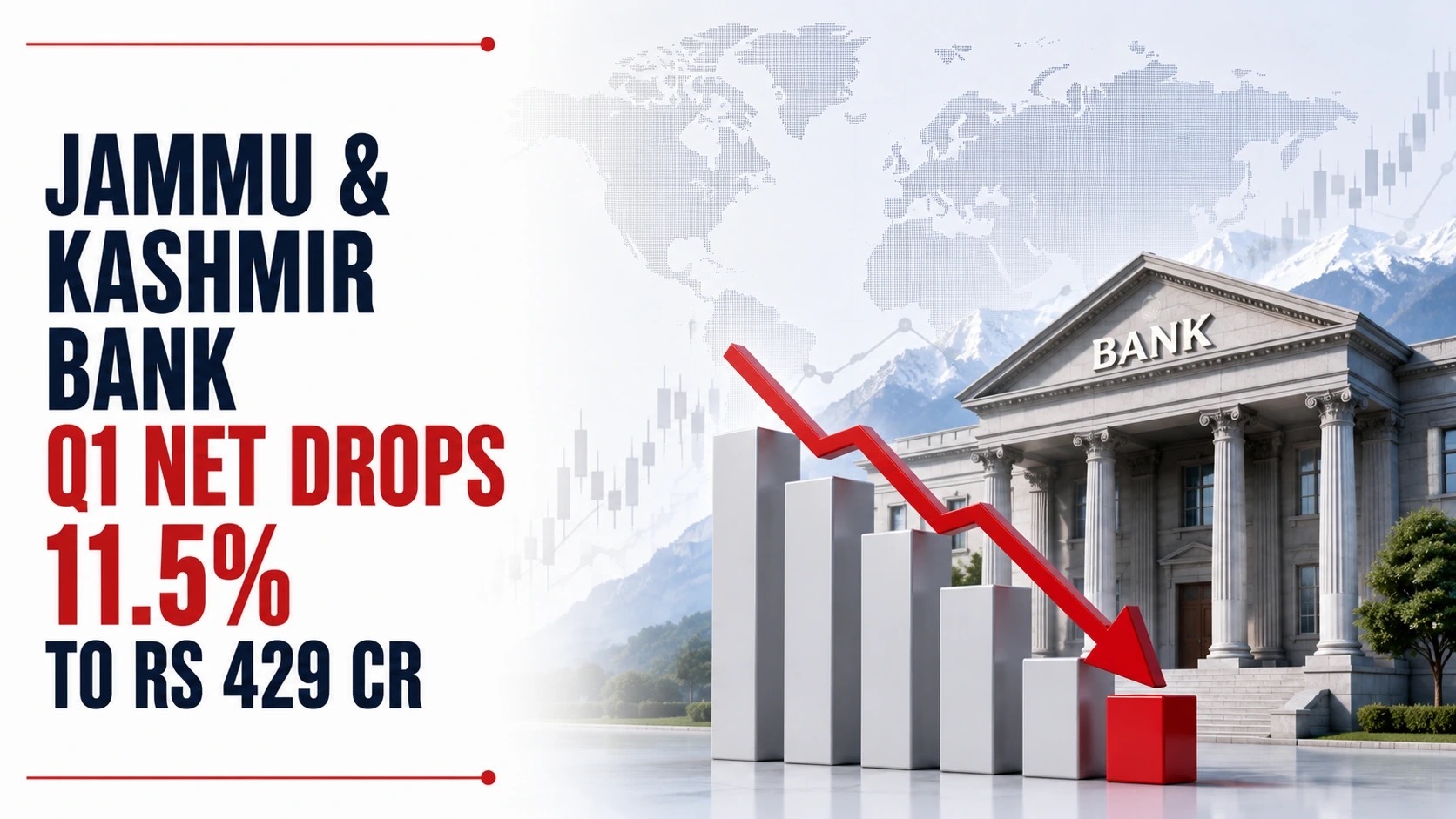 Jammu & Kashmir Bank Q1 Net Drops 11.5% to Rs 429 Cr