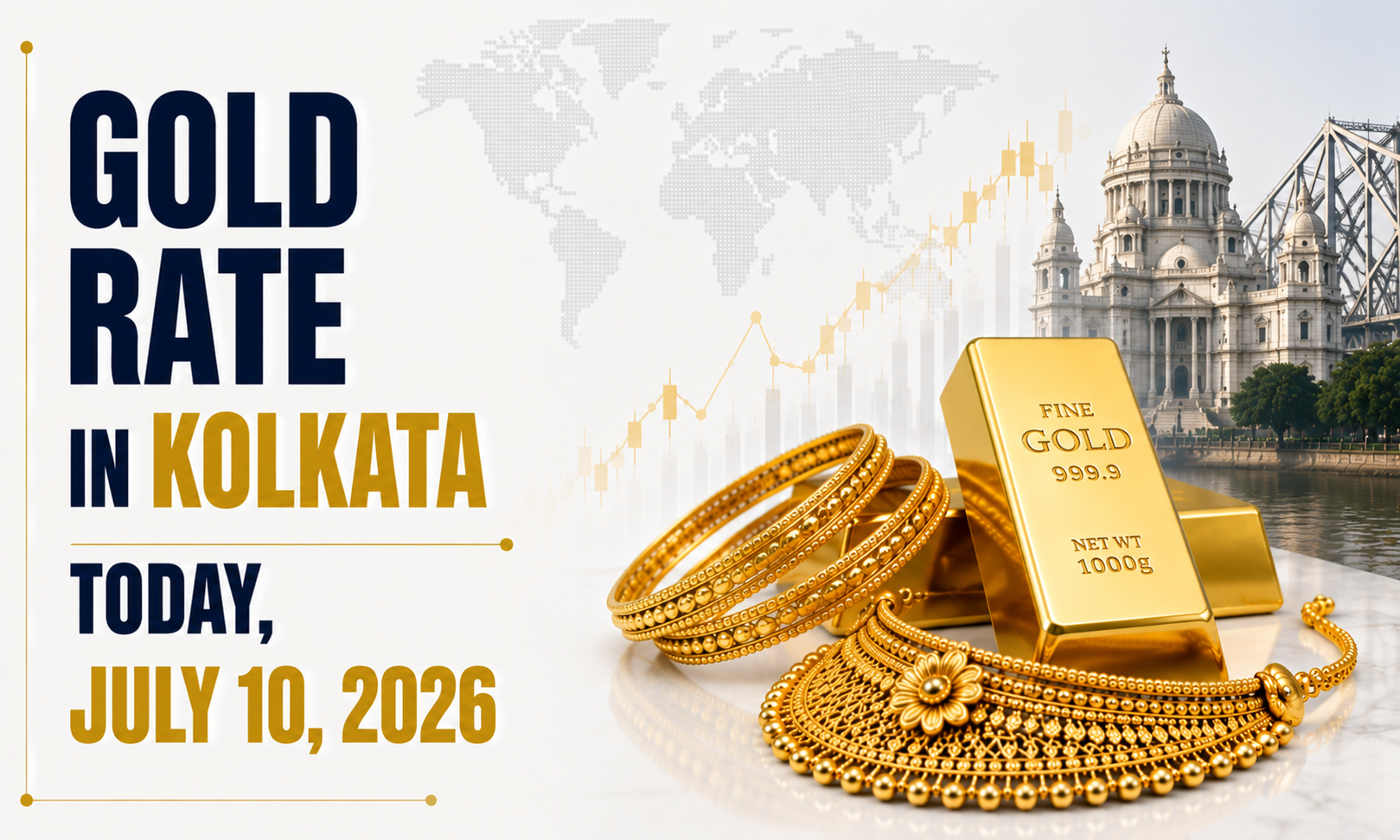 Gold Rate in Kolkata Today, July 10, 2026: 24K Gold Rises to ₹14,482 Per Gram 