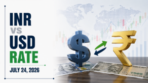 INR vs USD Rate, July 24, 2026: Rupee Recovers 18 Paise To Settle at 96.55 Against US Dollar