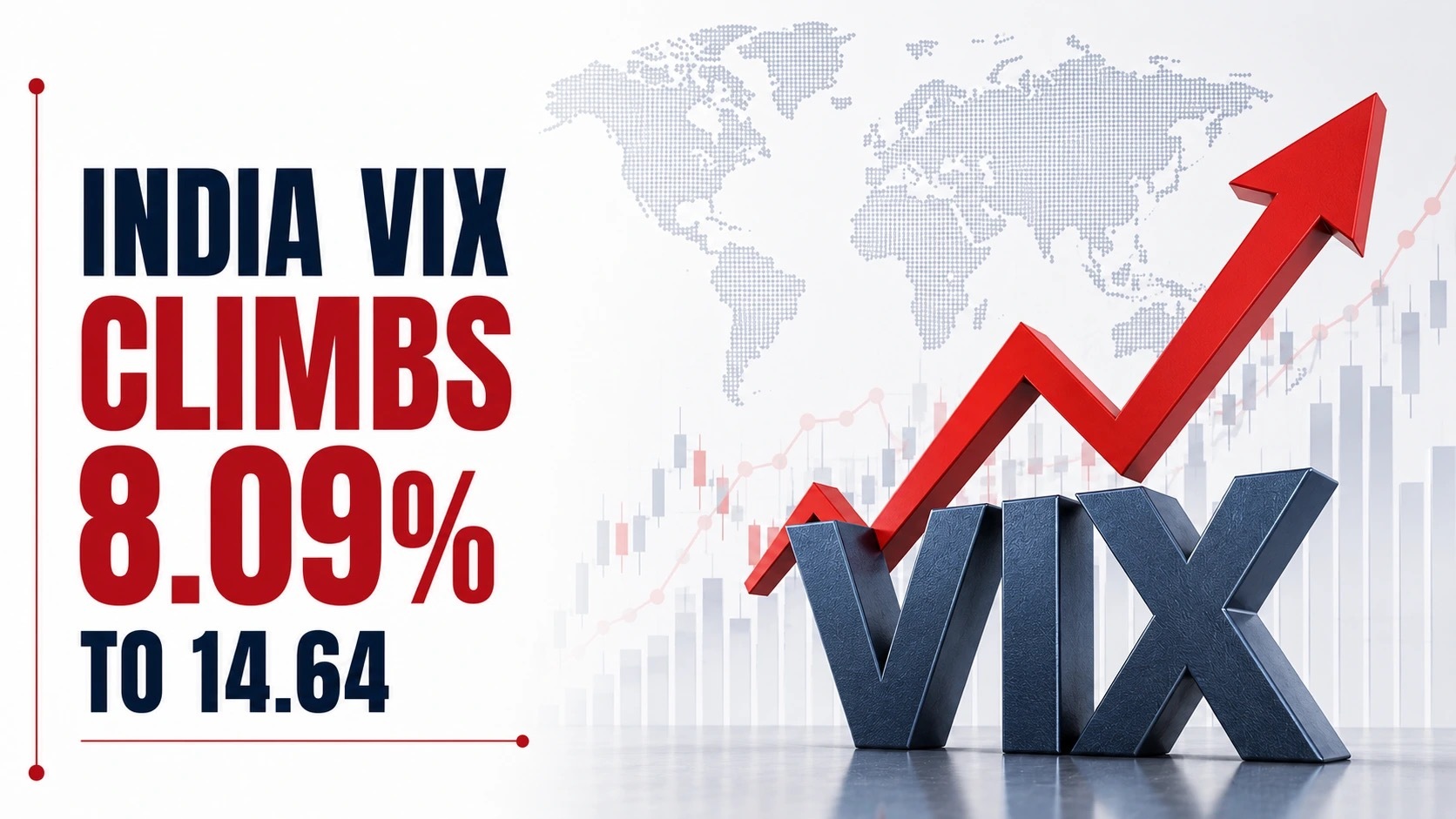 India VIX Climbs 8.09% to 14.64 as Earnings Uncertainty and Global Risks Lift Market Volatility