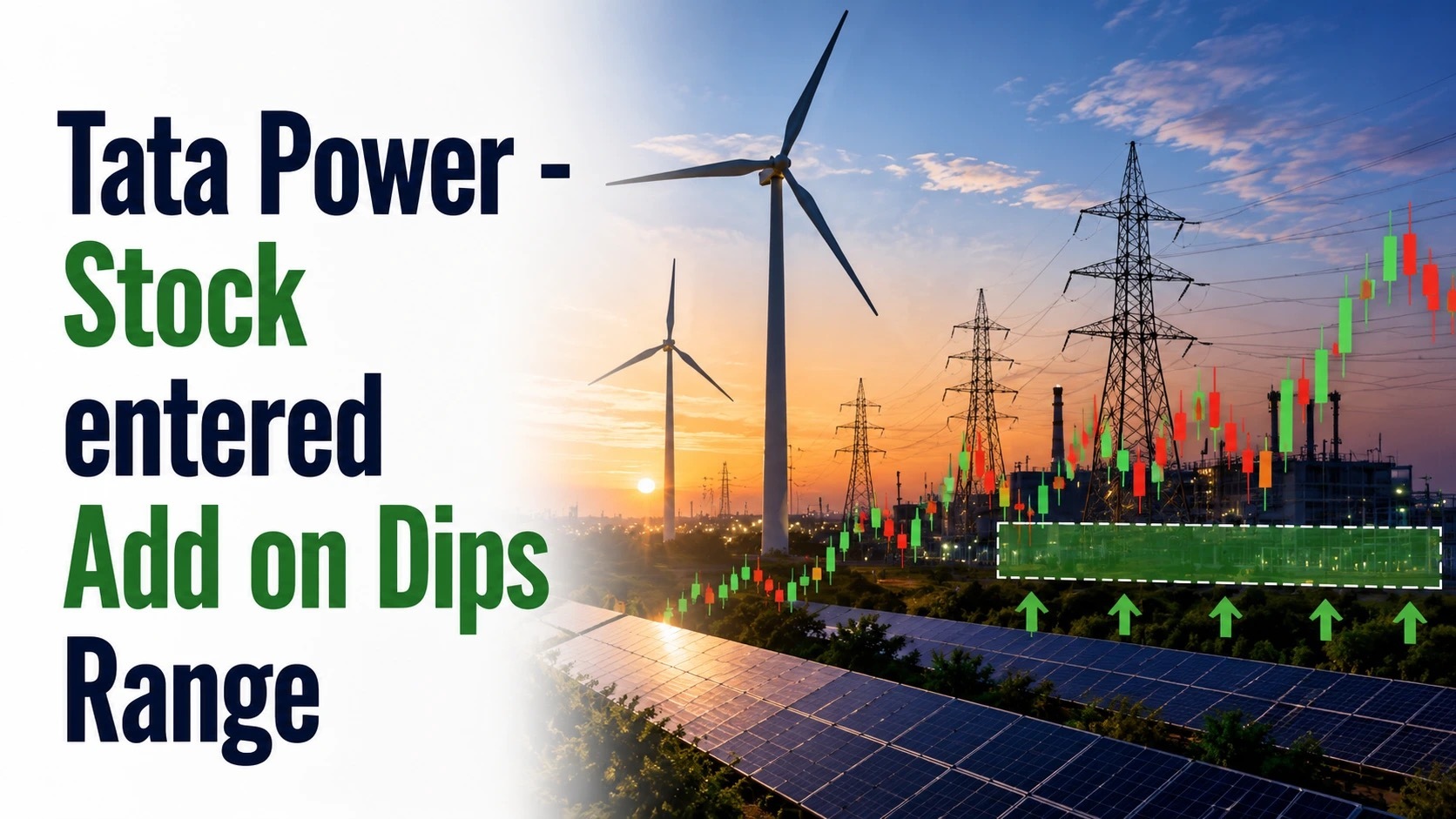 Tata Power - Stock entered Add on Dips Range