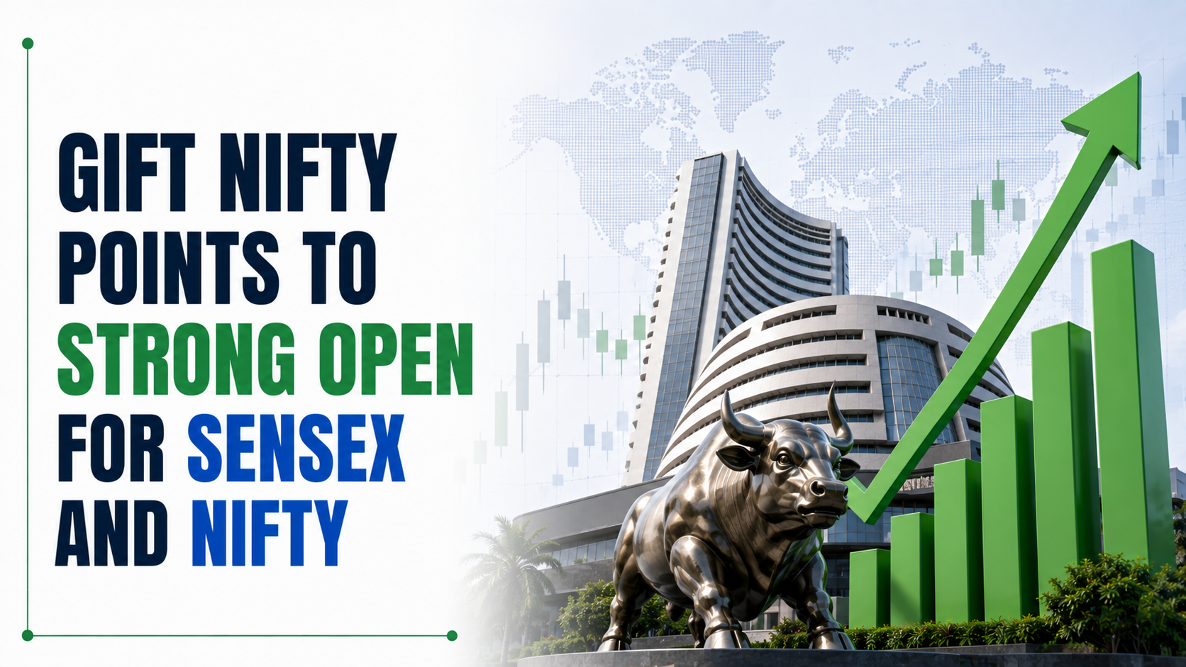 Gift Nifty Points to Strong Open for Sensex and Nifty as US and Iran Hold Attacks Over Weekend