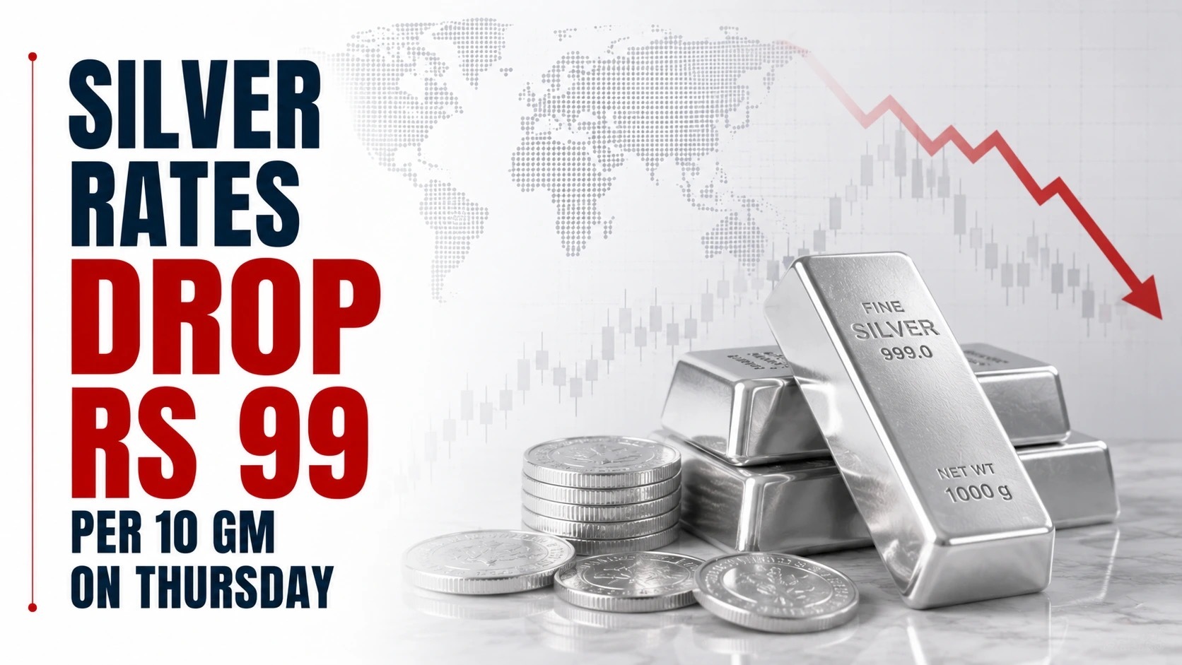 Silver Rates Today, July 9, 2026: Silver Price Drop Rs 99 per 10 gram