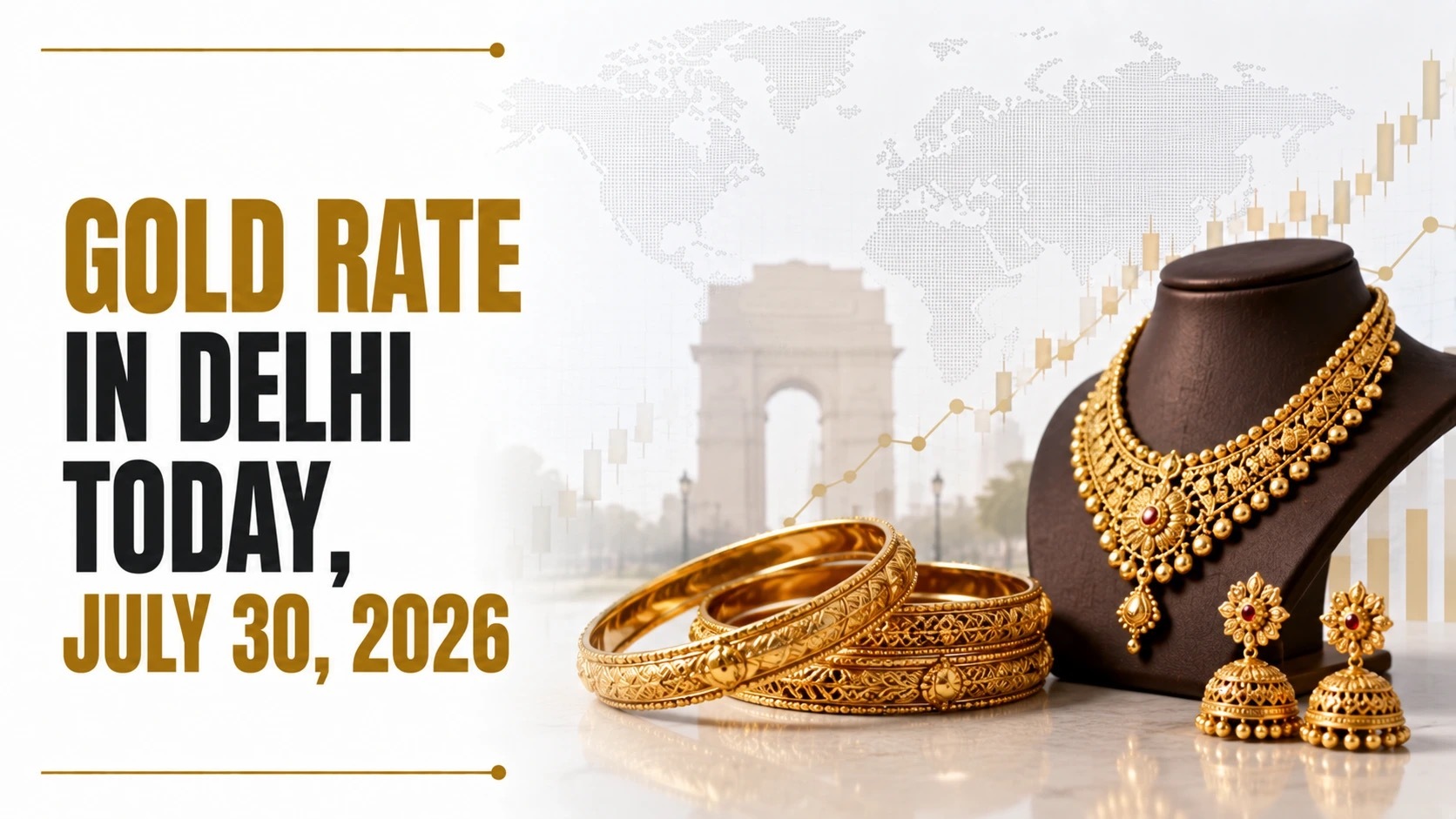 Gold Rate in Delhi Today, July 30, 2026: 24K Gold Edges Down to ₹14,365 as Prices Stay Range-Bound