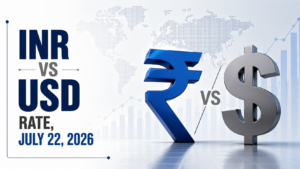 INR vs USD Rate, July 22, 2026: Rupee Falls 34 Paise To Close at 96.59 Against US Dollar