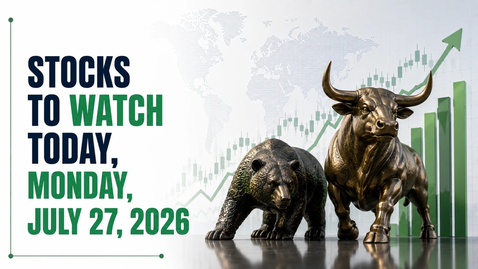 Stocks to Watch Today, Monday, July 27, 2026: IDFC First Bank, Bank of Baroda, Waaree Renewable, NTPC and NBCC