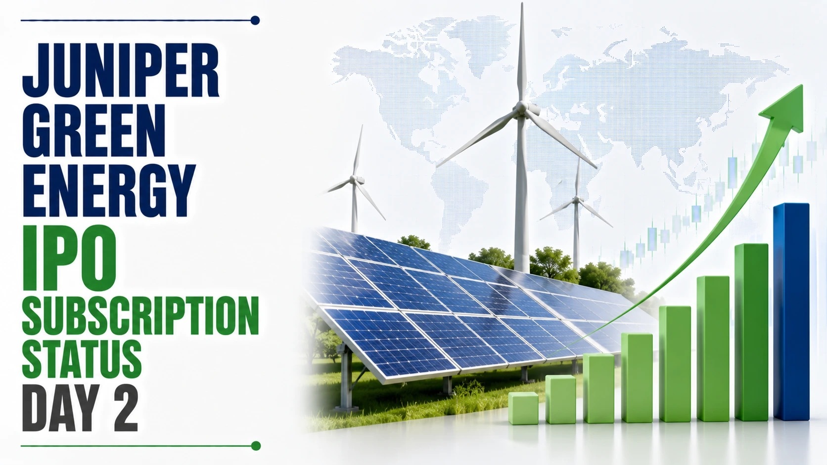 Juniper Green Energy IPO Subscription Status Day 2: Institutional Buying Picks Up As Overall Demand Improves