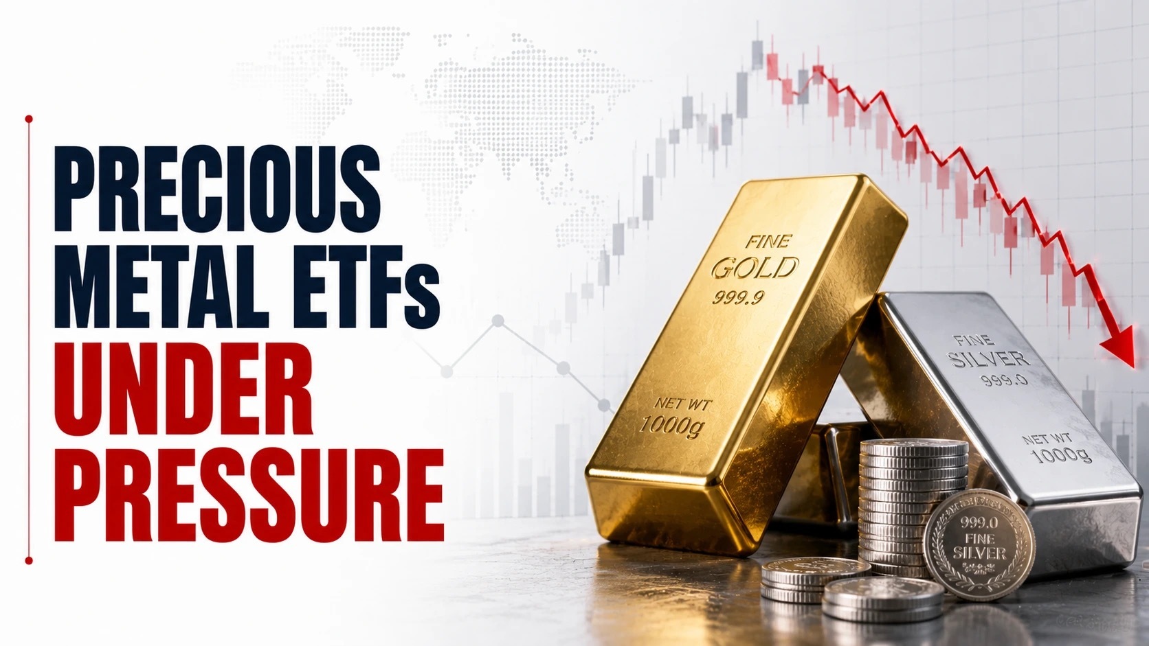 Silver ETFs Lead Market Losses as Precious Metals Correct