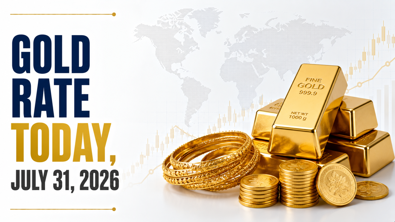 Gold Rate Today, July 31, 2026: Gold Prices Edge Higher on Friday, Extending Thursday’s Rebound 