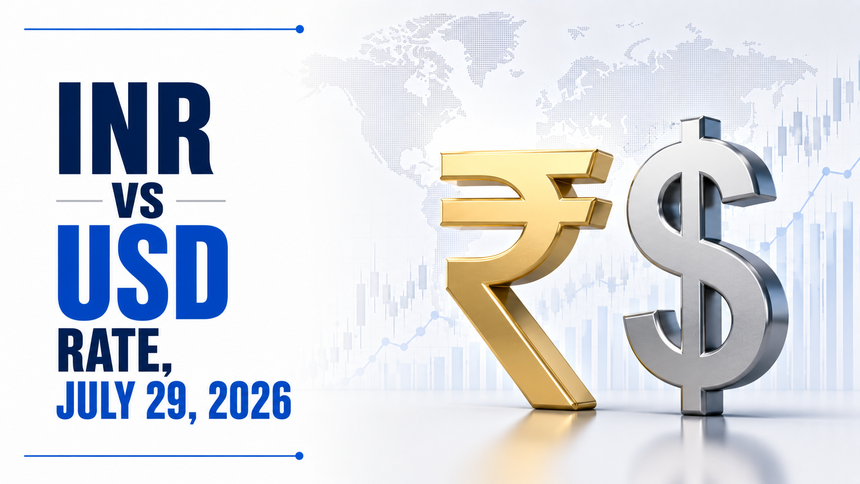 INR vs USD Rate, July 29, 2026: Rupee Gains 16 Paise to 95.66 Against US Dollar