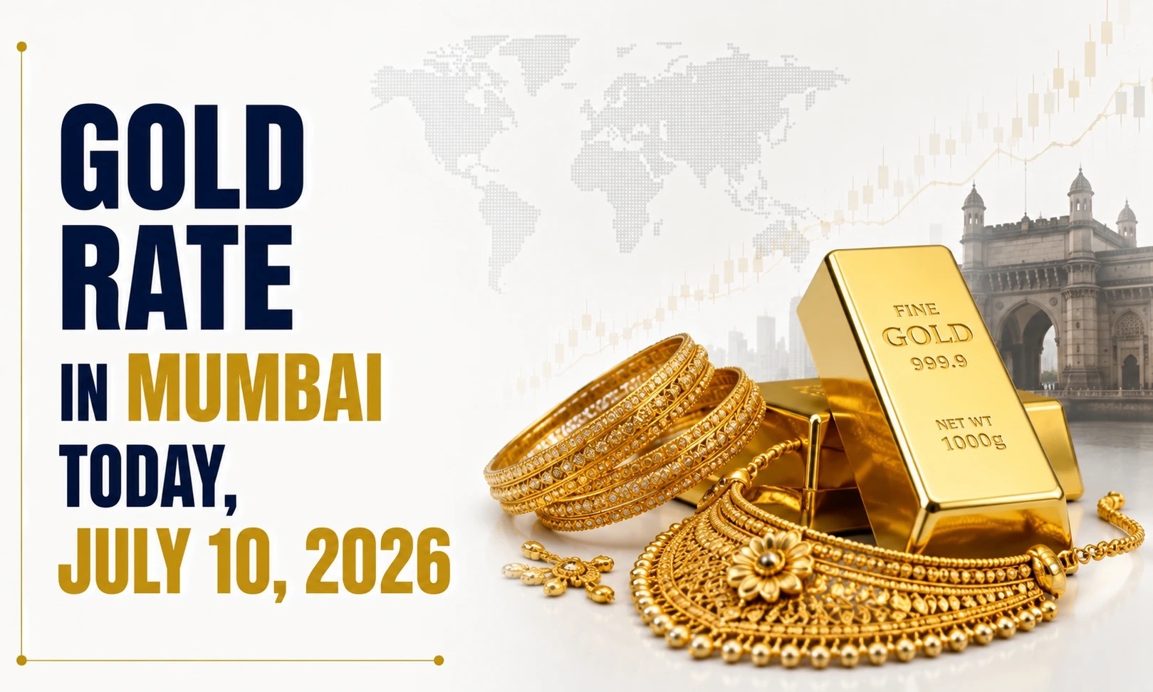 Gold Rate in Mumbai Today, July 10, 2026: 24K Gold Rises to ₹14,482 Per Gram