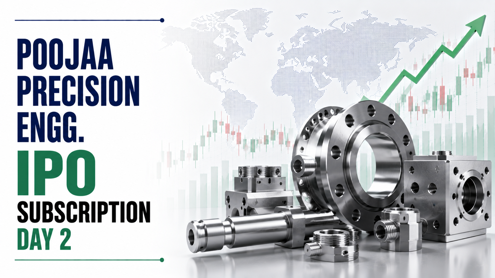 Poojaa Precision Engg. IPO Subscription Day 2: Retail and HNI Investors Drive Issue to 15.70x Ahead of Final Bidding Day
