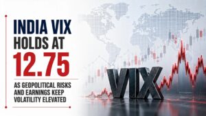 India VIX Holds at 12.75 As Geopolitical Risks and Earnings Keep Volatility Elevated