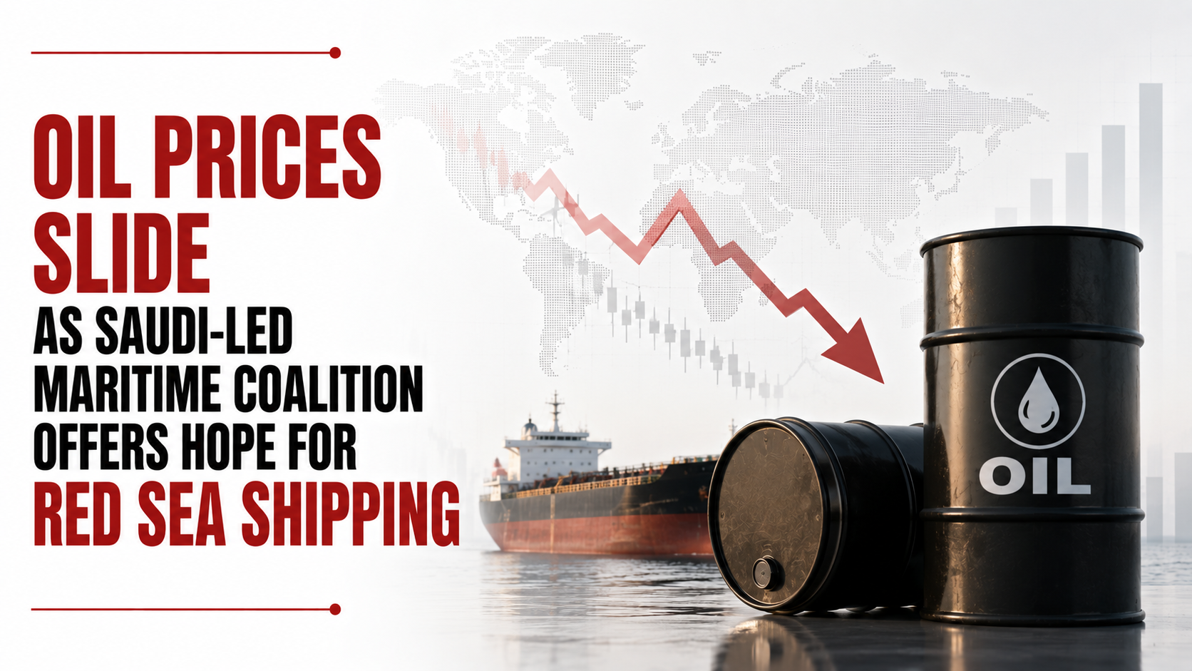 Oil Prices Slide As Saudi-Led Maritime Coalition Offers Hope For Red Sea Shipping 