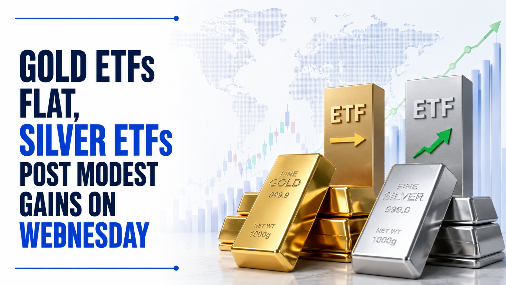 Gold ETFs Flat, Silver ETFs Post Modest Gains on Wednesday