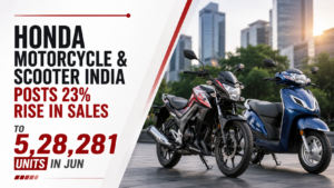 Honda Motorcycle & Scooter India Posts 23% Rise in Sales to 5,28,281 Units in June