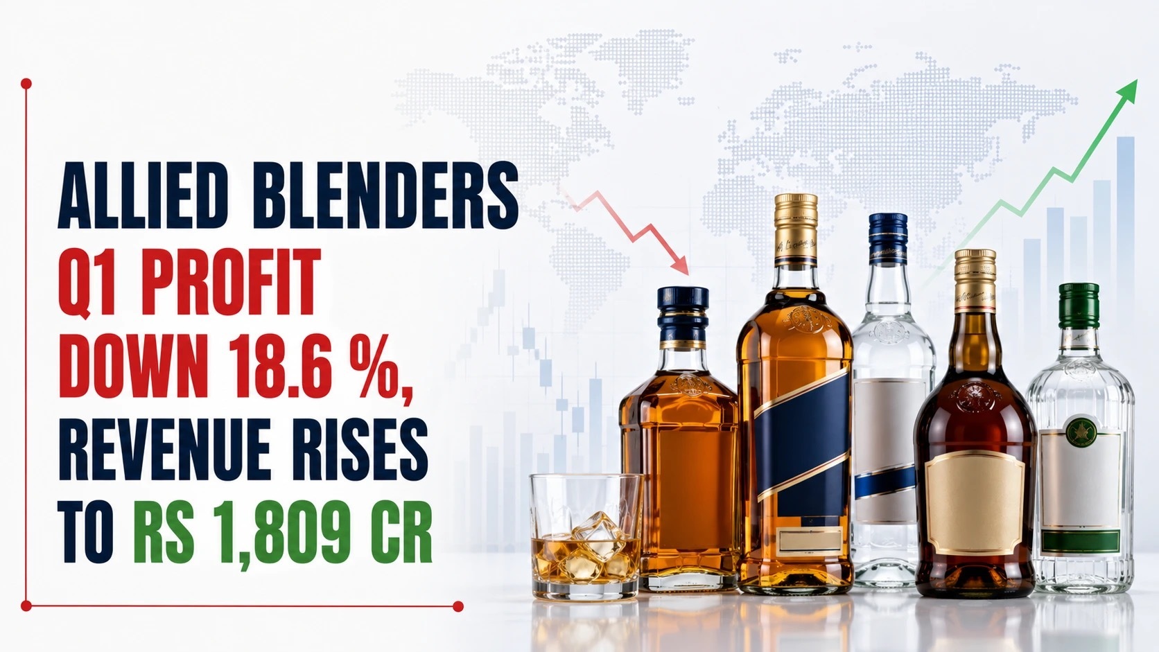 Allied Blenders Q1 Profit Down 18.6 %, Revenue Rises to Rs 1,809 Cr