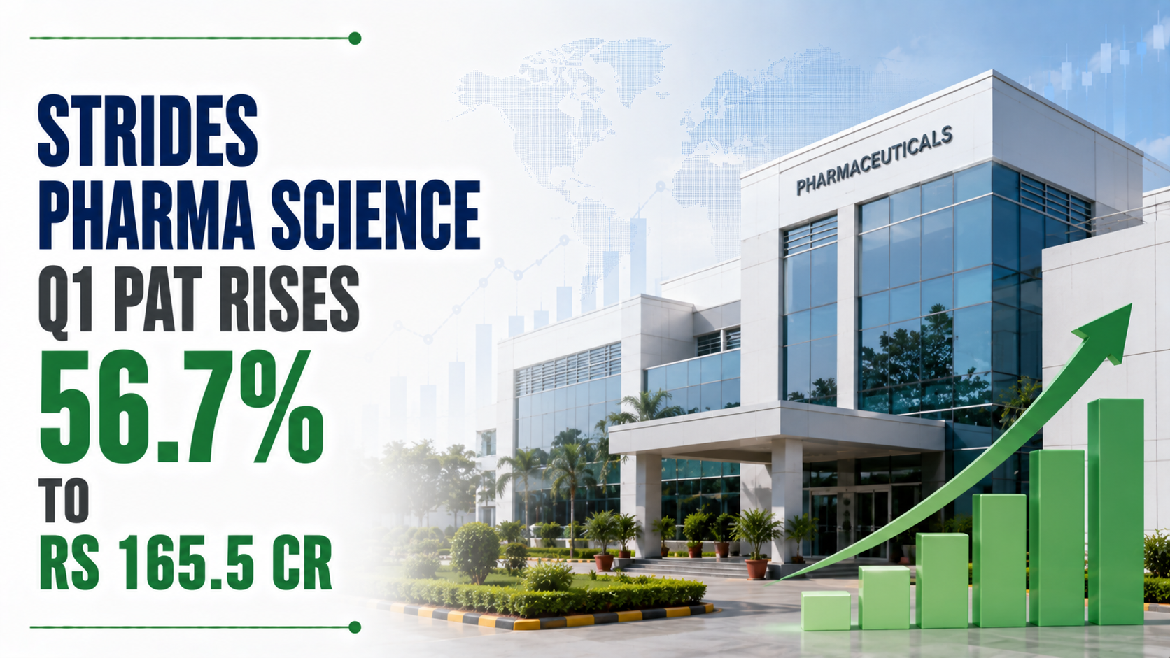 Strides Pharma Science Q1 PAT Rises 56.7% to Rs 165.5 Cr