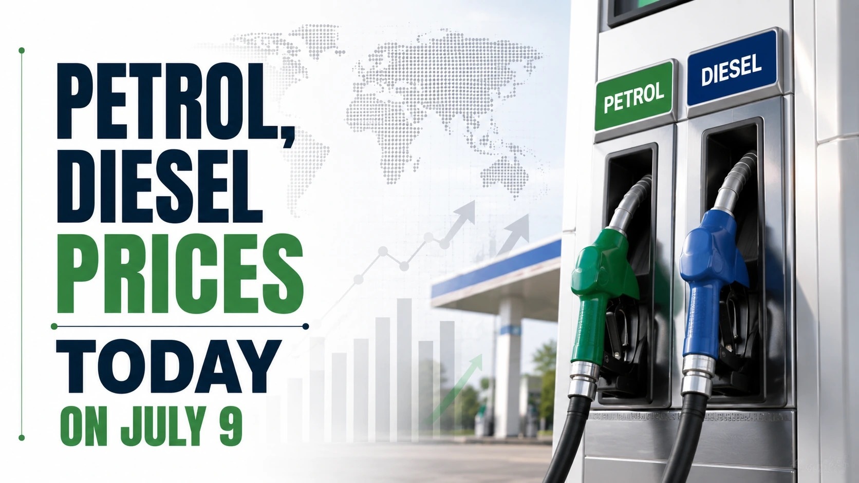 Petrol, Diesel Prices Today, July 9, 2026: As Crude Oil Prices Continue to Climb, Check Fuel Price in Your City
