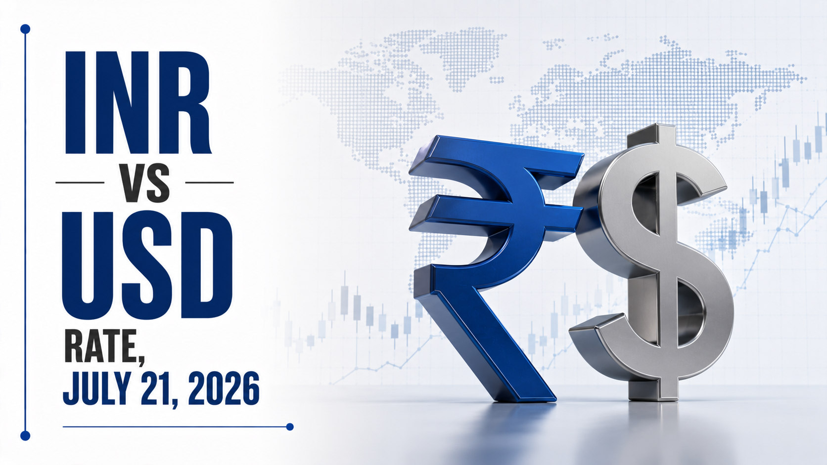 INR vs USD Rate, July 21, 2026: Rupee Falls 6 Paise to 96.42 Against US Dollar in Early Trade